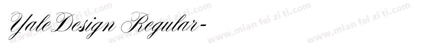 YaleDesign Regular字体转换